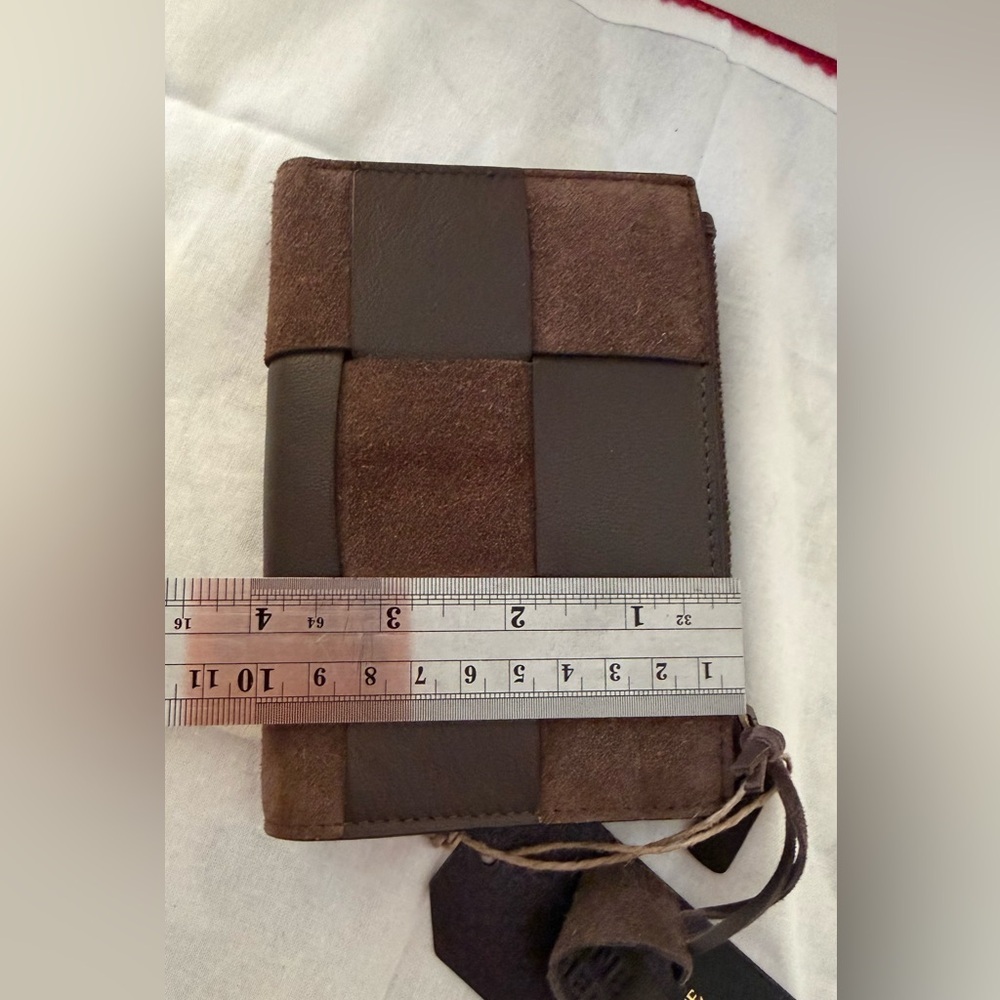 Genuine Leather Brown wallet unisex Bag - Picture 12 of 12